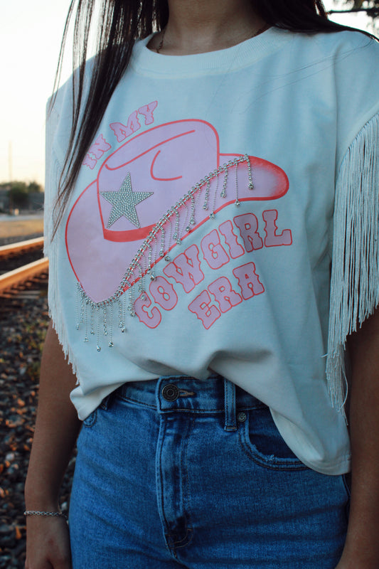 Cowgirl Era Fringe Tee